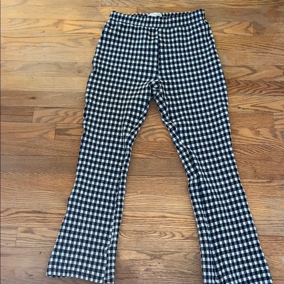 Urban Outfitters Pants - Urban Outfitters Gingham Boot Leg Pant
